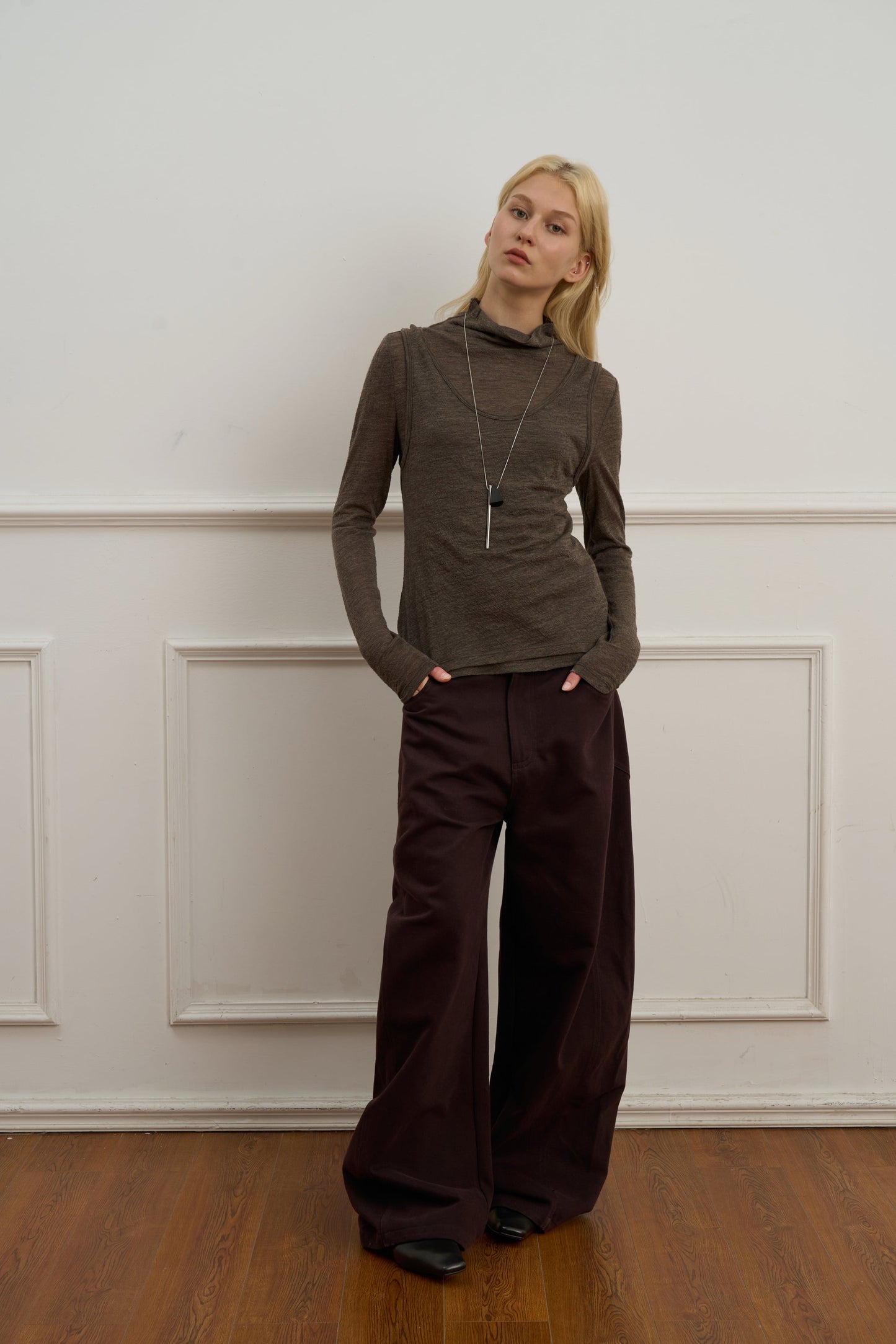 Flowy Straight-Leg Pants with Timeless Drape