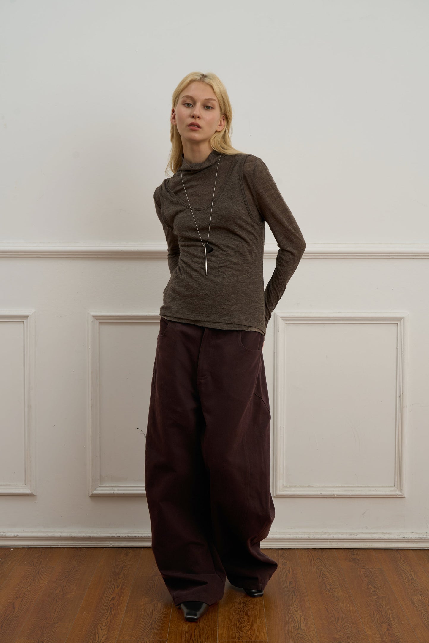 Flowy Straight-Leg Pants with Timeless Drape