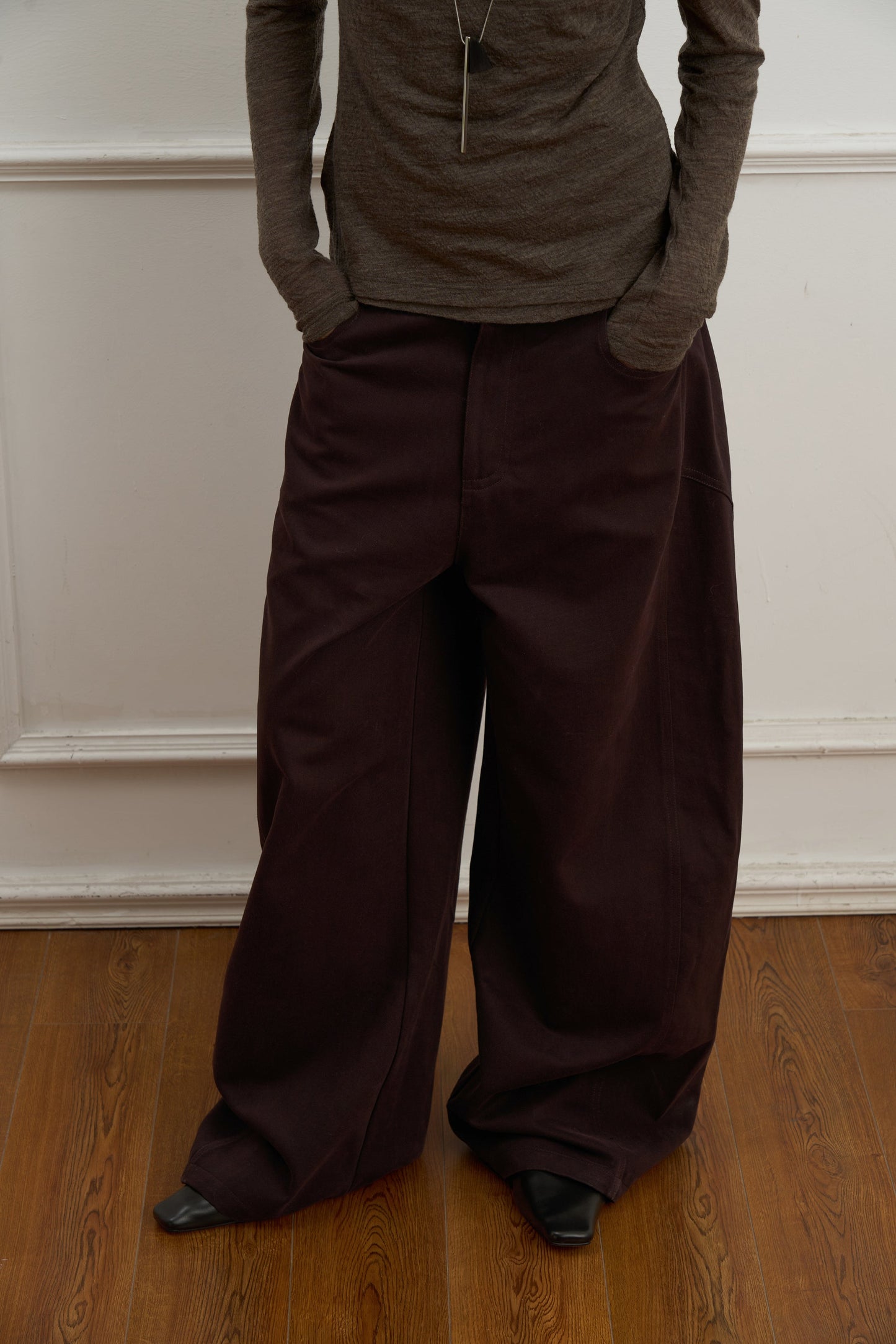 Flowy Straight-Leg Pants with Timeless Drape