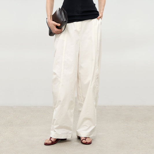 100% Cotton Structured Casual Pants
