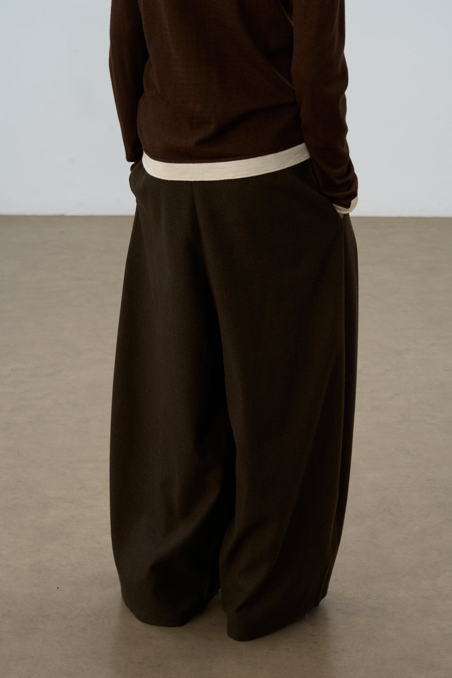 High-Waisted Wide-Leg Pants with Elegant Drape