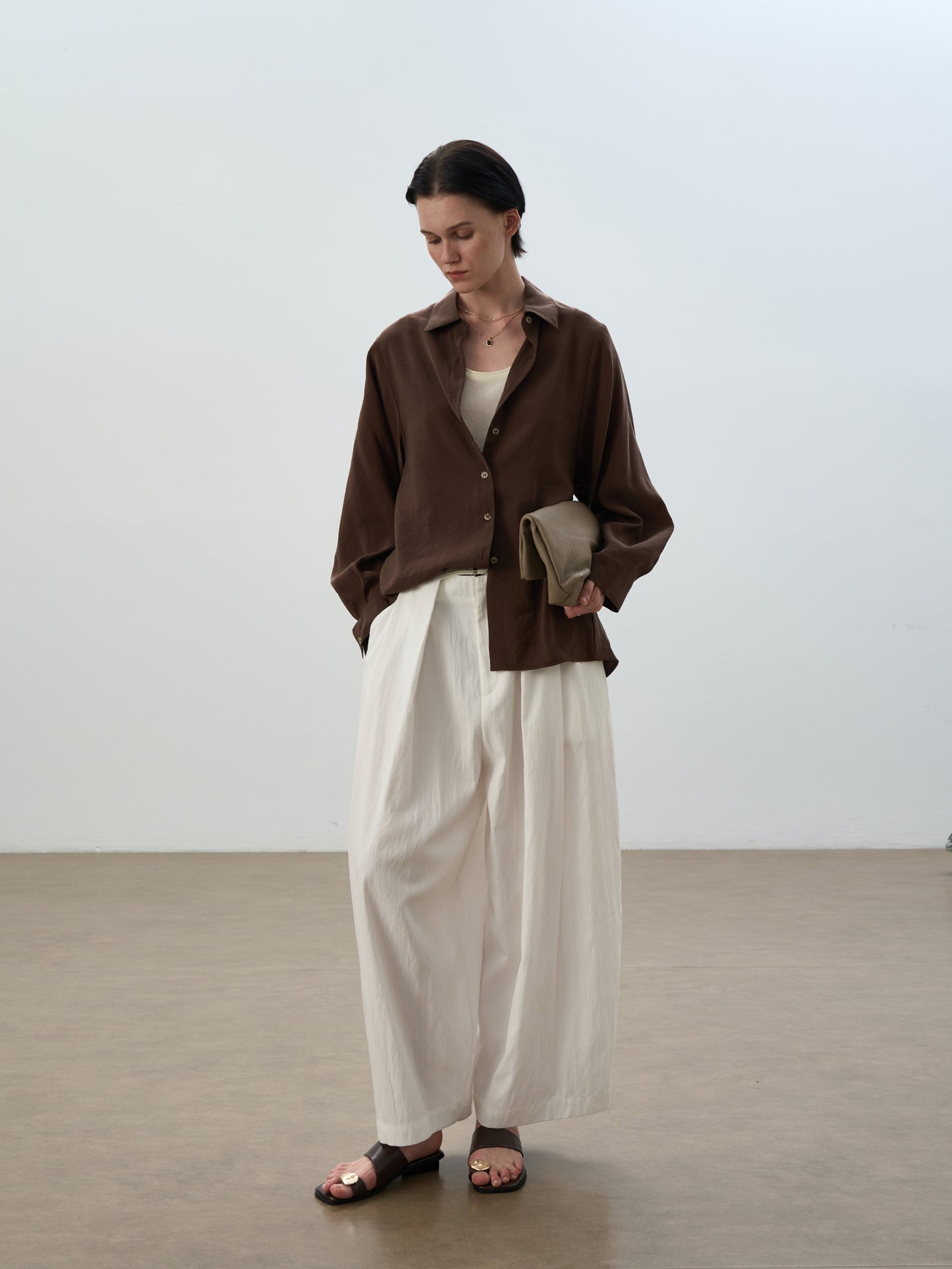 Relaxed-Fit Quick-Dry Wide-Leg Pants for Women