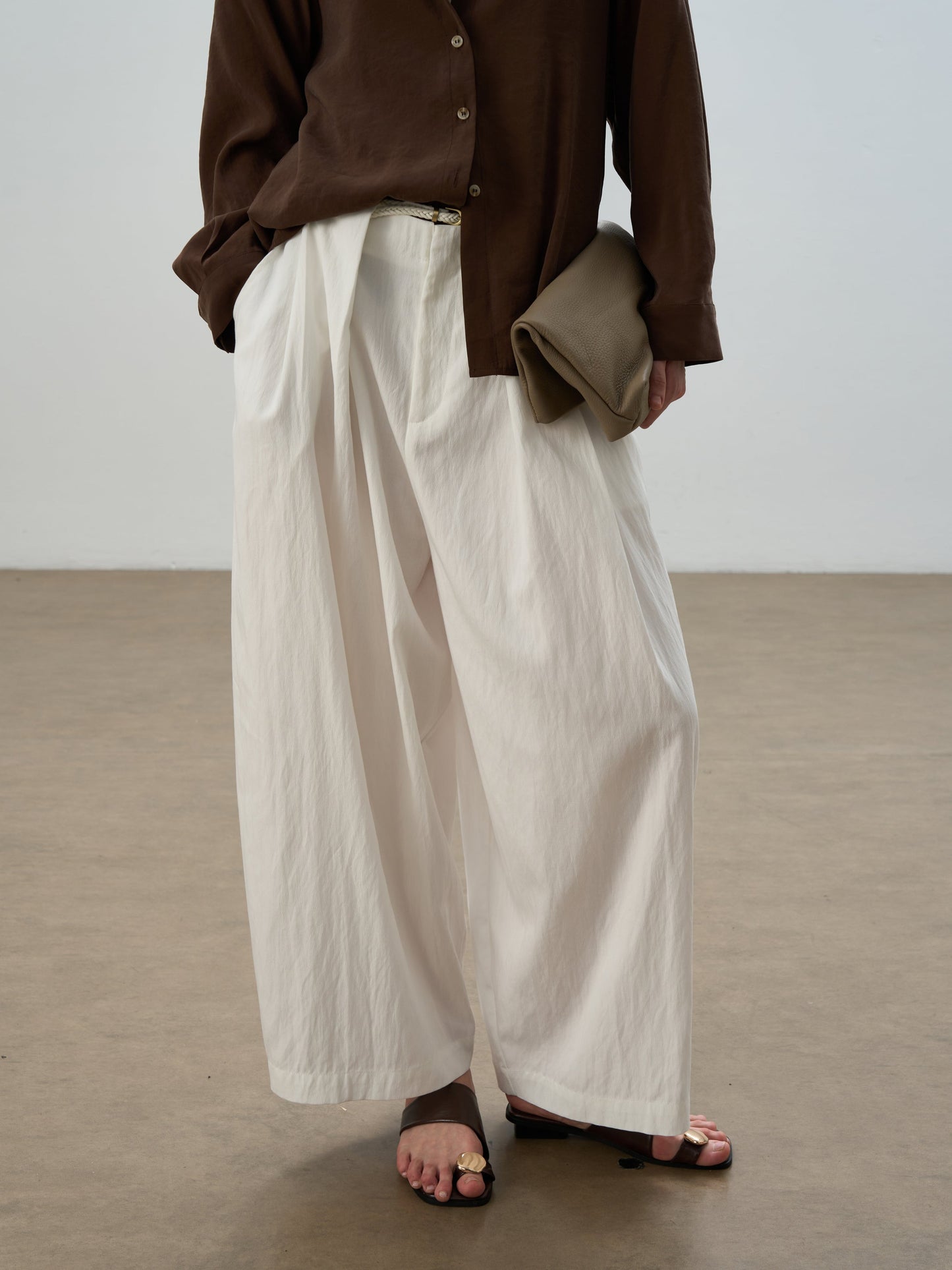 Relaxed-Fit Quick-Dry Wide-Leg Pants for Women