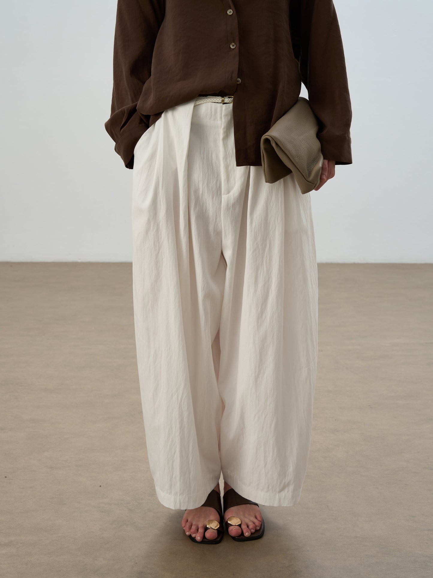 Relaxed-Fit Quick-Dry Wide-Leg Pants for Women