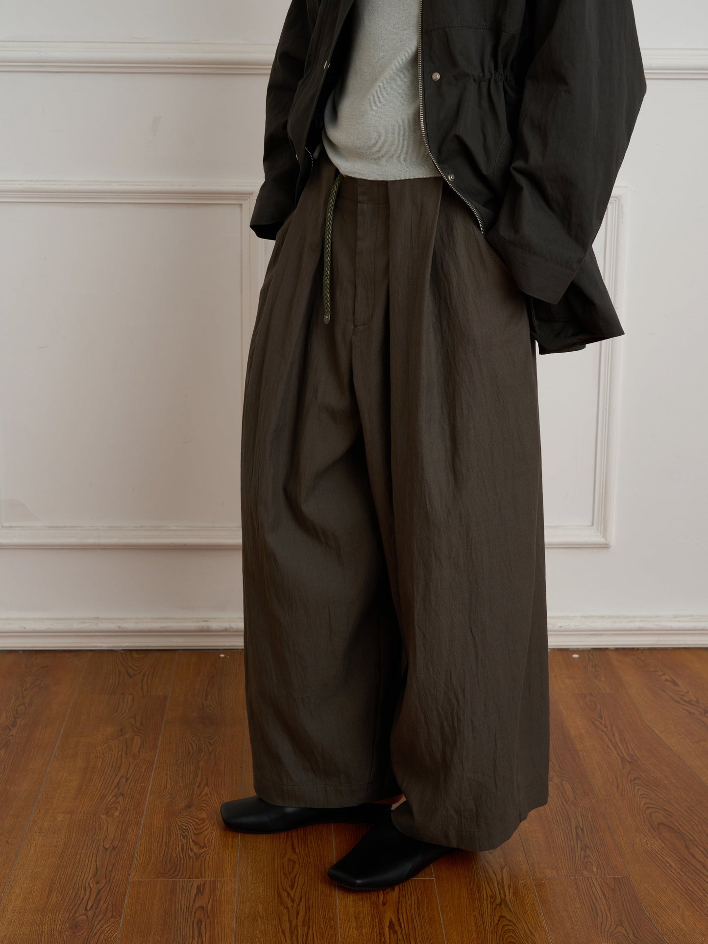 Relaxed-Fit Quick-Dry Wide-Leg Pants for Women