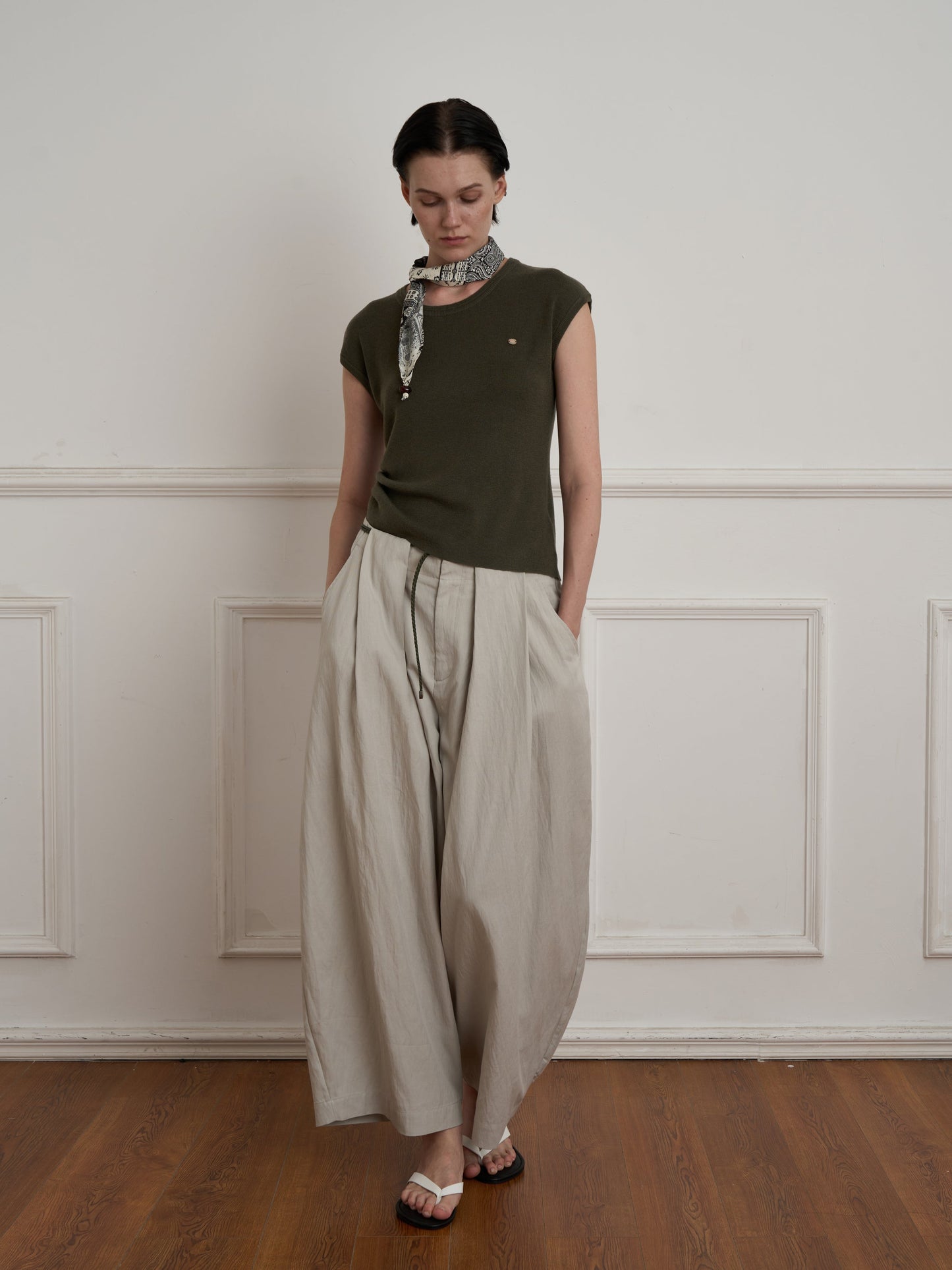 Relaxed-Fit Quick-Dry Wide-Leg Pants for Women